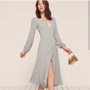 Reformation Nicole wrap dress